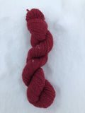 50% Qiviut: 40% SFM: 10% Silk - Lace - 1 oz - Ruby