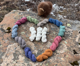30% Arctic Fox blend- #4 or DK - 2 oz - Natural Colour