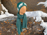 Qiviut Classic Scarf - Blue-green