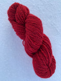 30% Qiviut: 60% SFM: 10% Silk - #4 - 2 oz - Red
