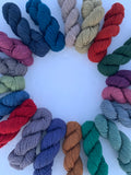 30% Qiviut: 60% SFM: 10% Silk - #4 - 2 oz - Deep Sea