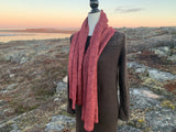 Qiviut Lace Scarf - Ruby