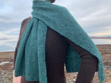 Qiviut Classic Scarf - Blue-green