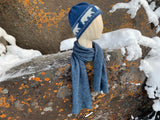 Qiviut Classic Scarf - Indigo