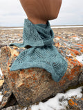 Qiviut Lace Knit Scarf