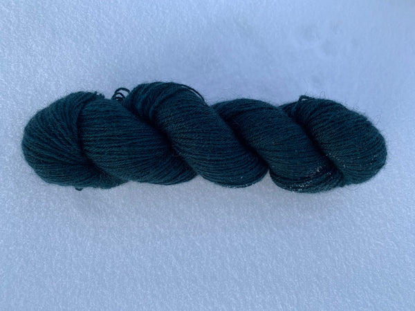 Pure 100% Qiviut Yarn - Lace - 1 oz - Indigo – Nunavut Qiviut